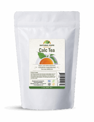 Bag of organic Calc Tea made by natural hope herbals