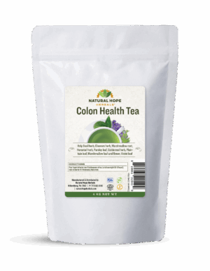 Bag of Colon Health tea by Natural Hope herbals