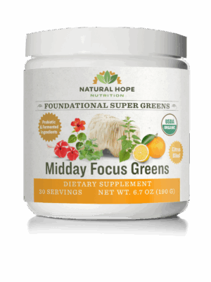 Midday focus greens made by natural hope herbals