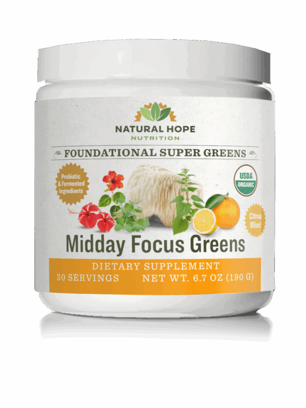 Midday focus greens made by natural hope herbals
